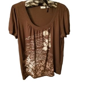 Cato XL Brown Top